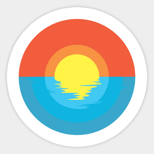 Sunset Sticker